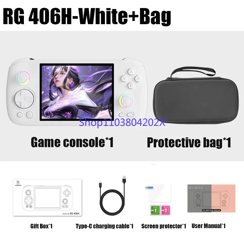 Gaming Console Windows - RG406H RG 406H przenośna konsola do