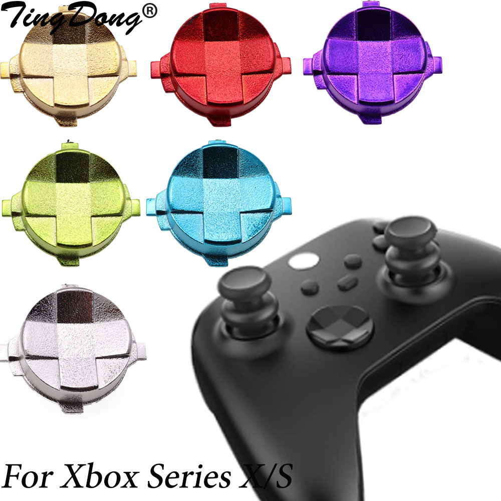 Microsoft Console Xbox Series X - Chromowane drążki analogowe Przyciski krzyżowe Dpad