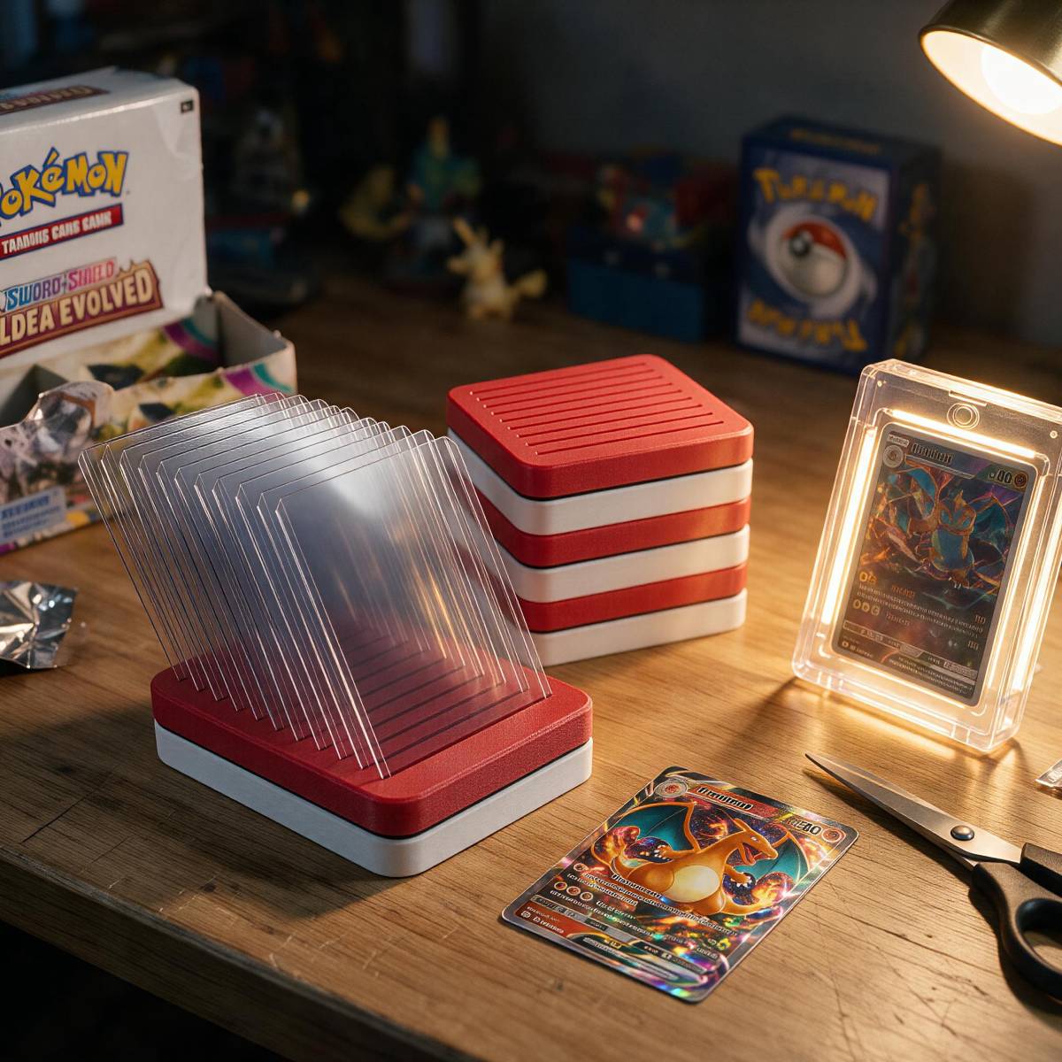 Gaming Card Holder - Ramka ekspozycyjna na karty PLA, sztywny