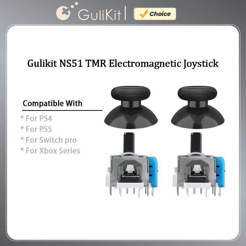 Sony Console Playstation 5 - Joystick GuliKit NS51 TMR z nakładkami