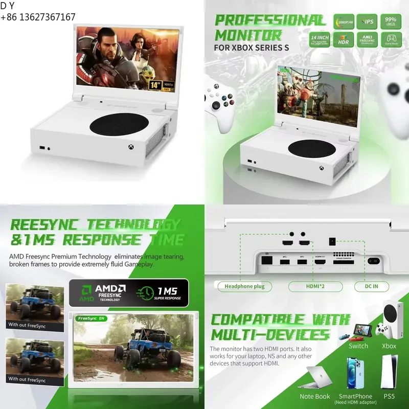 Gaming Console Definition - 14-calowy przenośny ekran do gier dla