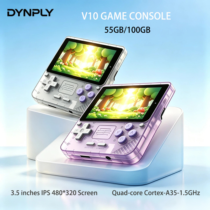 Gaming Console Cartoon - POWKIDDY V10 3,5-calowy ekran IPS Oca