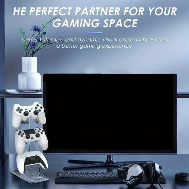 Stojak na gamepady, 3-poziomow – Gaming Console Headset recenzja i cena