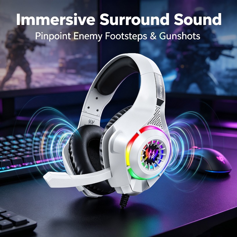 Przewodowe słuchawki gamingowe – Gaming Console Headset recenzja i cena