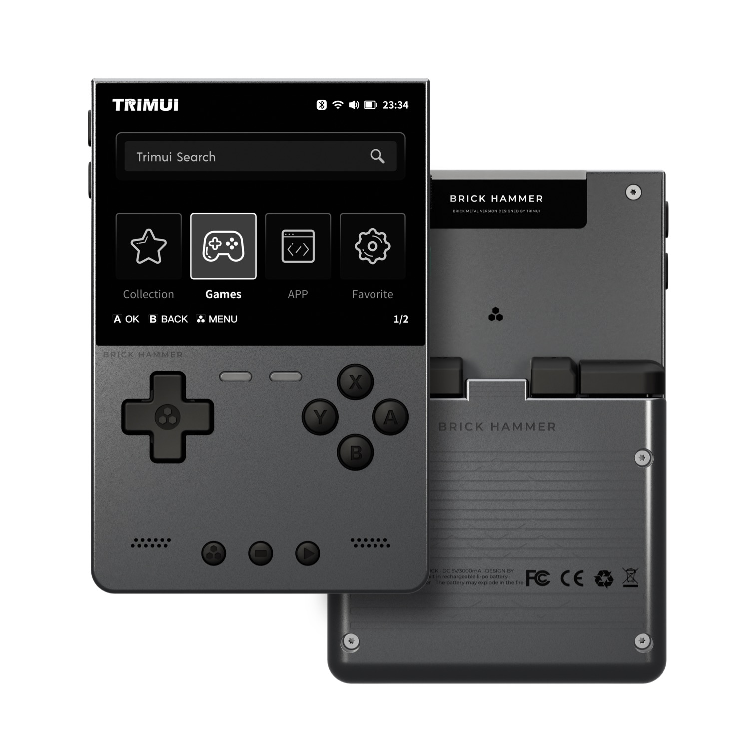 TRIMUI BRICK HAMMER Retro Kons – Gaming Console Phone recenzja i cena