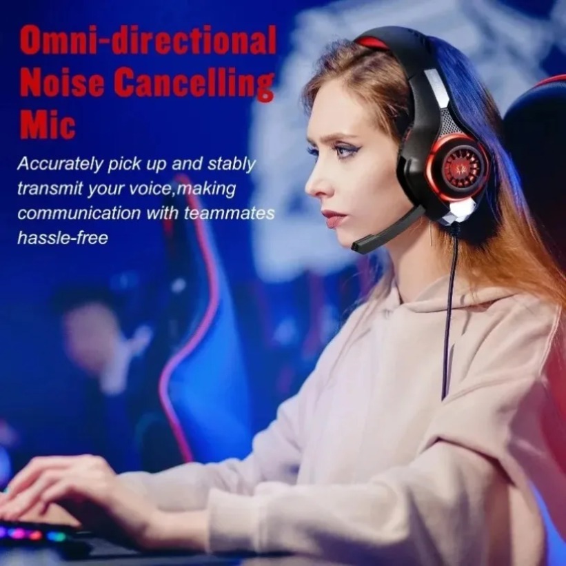 Słuchawki gamingowe LED z mikr – Gaming Console Headset recenzja i cena