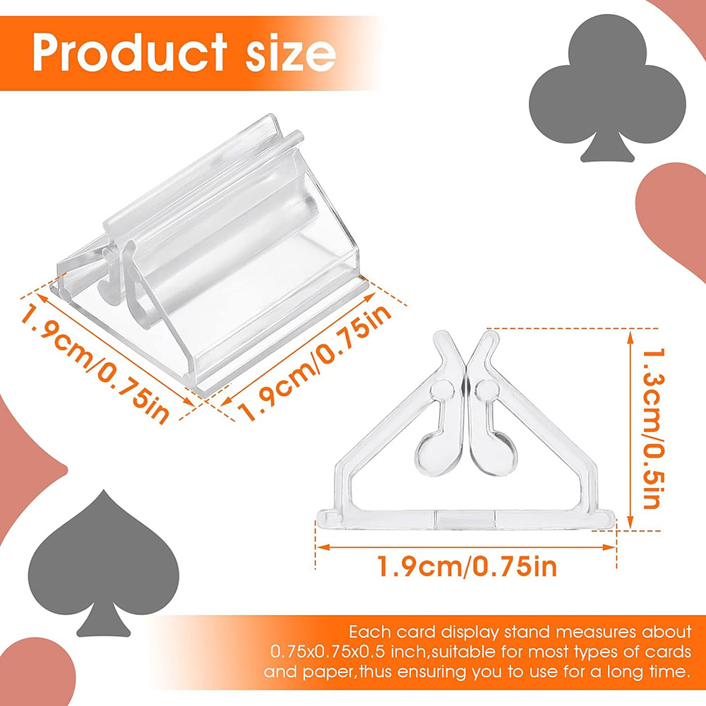 12/24/48 szt. Mini Przezroczys – Gaming Card Holder recenzja i cena