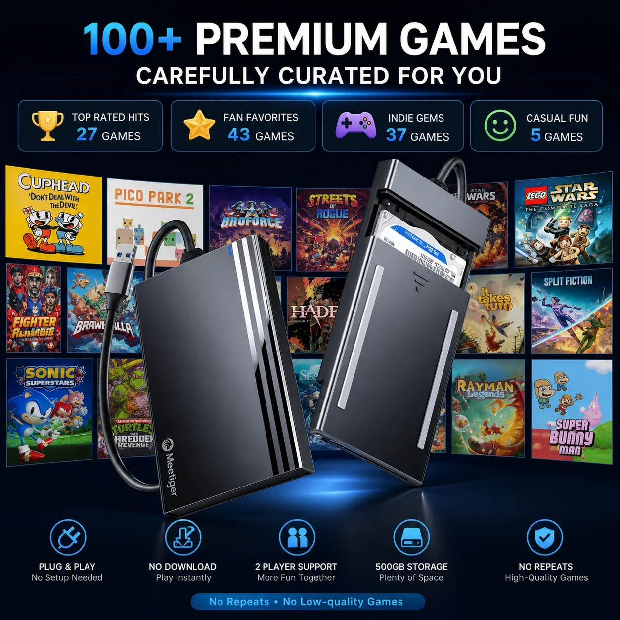 Konsola do gier ZieBuddy 500GB – Gaming Console Windows recenzja i cena