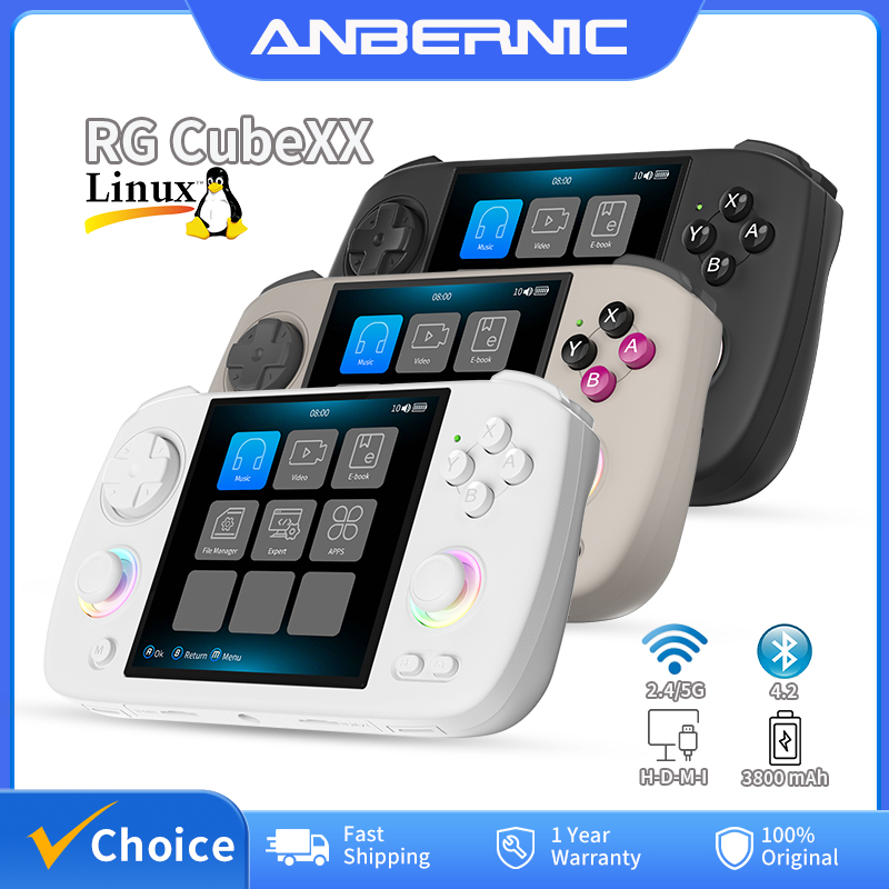 ANBERNIC RG Cubexx Retro przen – Gaming Console Bluetooth recenzja i cena